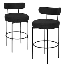 AODAILIHB Swivel Bar Stools Set of 2, Counter