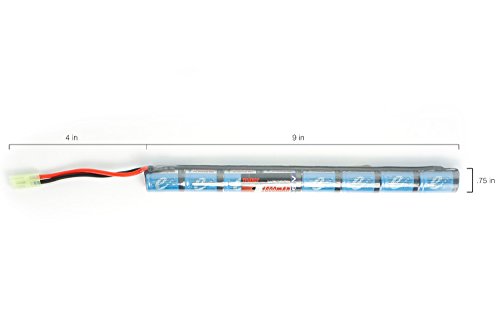 9.6V NiMH 1600mAh Stick Mini Battery Pack