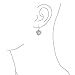 Open Lightweight Clover Flower Filigree Multi Heart Shape Puff Hearts Drop Dangle Earrings For Women Teens Oxidized .925 Sterling Silver Lever back