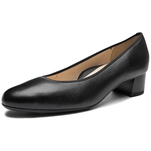 ARA Damen Vicenza Pumps, Schwarz Matt, 36.5 EU