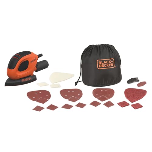 55W, Ponceuse de détail Mouse - Sac de rangement avec 10 accessoires - BEW230BCA-QS