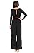 KOH KOH Womens Long Sleeve Wide Leg Belted Formal Elegant Cocktail Jumpsuit
