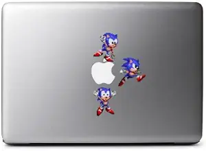 Retro 8-Bit Sonic the Hedgehog (Multi-pack) Decals for MacBook, iPad Mini, iPhone 5S, Samsung Galaxy S3 S4, Nexus, HTC One, Nokia Lumia, Blackberry