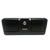 Pactrade-Marine-Boat-RV-Truck-ABS-Locking-Plastic-Glove-Box-With-Two-Drink-Holders