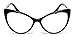Vintage Fashion Retro Womens Cat Eye Nikita Sunglasses Clear Lens Eyeglasses