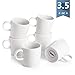 Sweese 409.001 Porcelain Espresso Cups - 3.5 Ounce - Set of 6, White