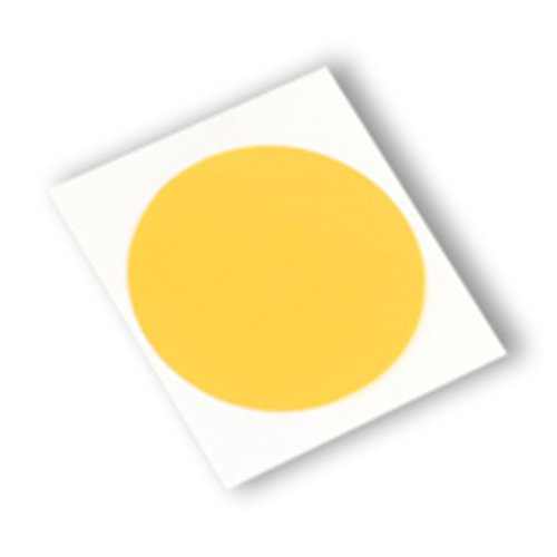 TapeCase KD-0.750"-1000 Amber Polyimide/Silicone Tape with Silicone Adhesive, 6500 Dielectric Strength, 1 mil, 0.75 yd. Length, 0.75" Width (Pack of 1000)