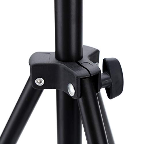 Dunnomart 2m/6.6ft Light Stand Tripod w/ 1/4" Screw for Studio Photo Video Lighting Softbox Flash Lamps Umbrella Reflectors Backgrounds - Thumbnail 3