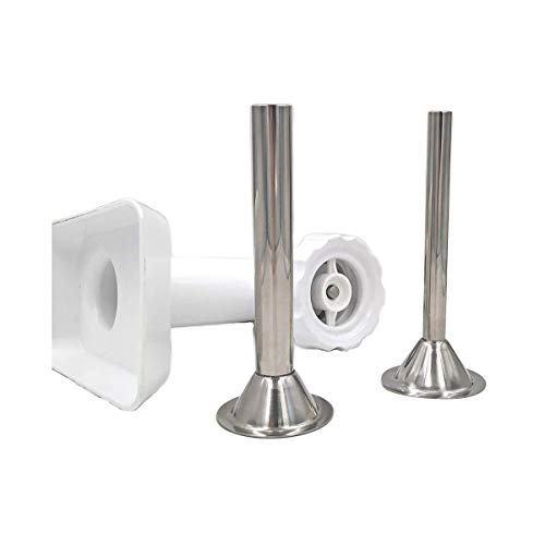 Yesbaby Sausage Stuffer Kit Food Grinder Attachment-Stainless Steel Tubes Funnel Kitchen Tool 2pcs/Set - Thumbnail 2