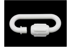 TTS PRODUCTS QUICKLINK White New White Plastic Chain Quick Links 10 Pack 8MM