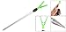 Fishing Rod Pole Aluminium 2 Sections V Holder Support