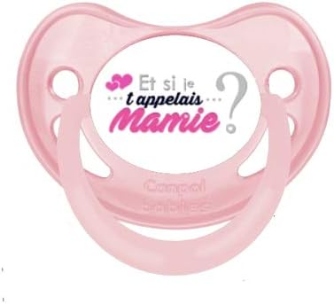 Tetine Sucette Bebe Personnalisee Et Si Je T Appelais Mamie Fille Pap158 Amazon Fr Bebes Puericulture