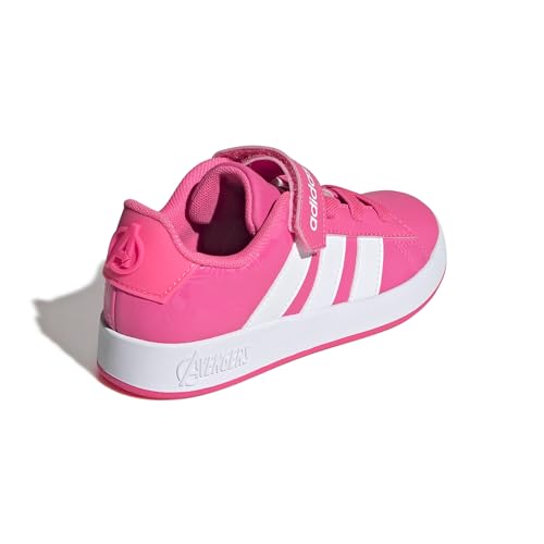 Mixte Enfant Marvel Avengers Grand Court Shoes Kids, Lucid Pink/FTWR White/Clear Pink, 33 1/2 EU