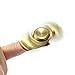 Fidget Hand Finger Spinner Metal Toy Time Killer for ADD, ADHD, Anxiety, and Autism Adult Children (Gold-Copper)