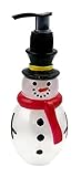 Frosty the Snowman Shaped Vanilla Frost Scented Liquid Hand Soap Dispenser. 10.4 fluid oz.