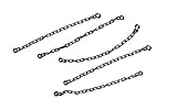 Lego Chain, 21 Links, Dark Bluish Grey, (5 Count)