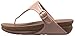 FitFlop Women's Superjelly Rubber Flip Flops Jelly Sandal, Nude, 6 M US