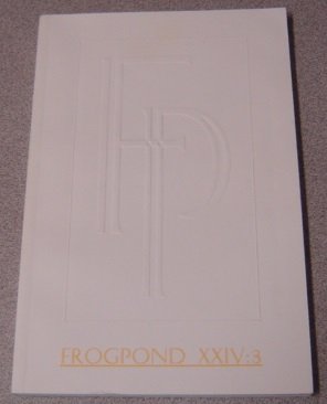 Frogpond Volume XXIV: 3