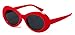 Clout Goggles Oval Mod Retro Thick Frame Rapper Hypebeast Eyewear Supreme Glasses Cool Sunglasses