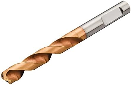 Sandvik Coromant CoroDrill Delta-C R840 Carbide Drill Bit, Jobber Length, Multilayer Finish, Whistle Notch Shank, Coolant Through, 140 Degree Point, 18mm Size, 93mm Cutting Length