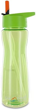 New Aqua Vessel Ultra Lite Tritan 25oz Filtration Bottle - 100 Gallon Filter, Violet