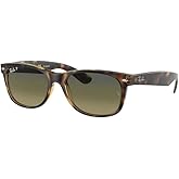 Ray-Ban RB2132 POLARIZED NEW WAYFARER Square Sunglasses For Men For Women +BUNDLE with ACCESSORY EYEWEAR KIT