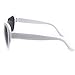 Armear Women's Lady Girl Fashion Large Oversized Heart Shaped Retro Plastic Sunglasses Cute Love Eyewear White