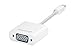 Fosmon HD1826 Mini DisplayPort (Thunderbolt) to VGA Male to Female Adapter, White primary