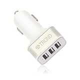 TROND CG3 USB Car Charger (36W/7.2A, 3-Port, All Smart Charging, Supports 12V-24V Input), for iPhone 7 6 6S Plus SE, iPad Air 2 / mini 3, Samsung Galaxy S5 S6 Edge Note 5 & More
