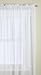 Lorraine Home Fashions Monte Carlo Super Wide Tailored Window Panel, 120 by 84-Inch, Snow White, Set of 2