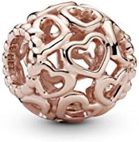 Amazon.com: PANDORA Pink Oval Cabochon Charm: Clothing, Shoes