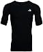 CompressionZ Men's Compression Shirt - Athletic Base Layer for Workouts Running Dry Fit Athletic Training Black Medium