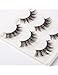 3D False Eyelashes Extensions 3 Pairs Long Mink Lashes Strip with Volume for Women's Makeup Handmade Soft primary