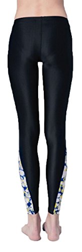 ARGO-Womens-UPF-50-Three-Leaf-Water-Swim-Surf-Leggings ARGO-Womens-UPF-50-Three-Leaf-Water-Swim-Surf-Leggings