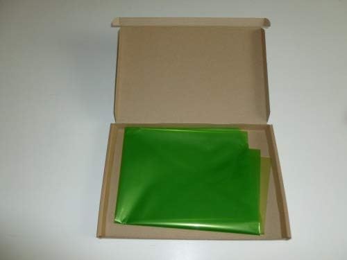 5m x 80cm Tinted Lime Green Cellophane Wrap (folded). Florist Quality / Bouquet / Gift / Basket Wrapping