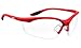 GEARBOX Vision Red Frame Eyewear with Hard Case, Clear Lens