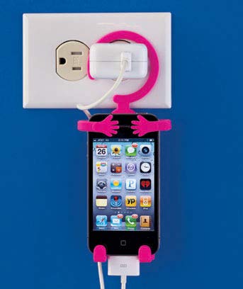Bondi Silicon Flexible Cell Phone Holder, (Pink) - Thumbnail 7