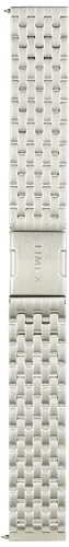 Timex 20mm Stainless Steel Quick-Release Bracelet – Silver-Tone with Deployment Clasp