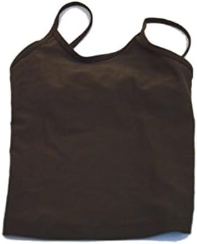 Katrina Ktrna Kids Girls size 6 Chocolate Brown Carefree Tie Cami Activewear Dancewear, Made in the USA