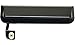 Evan-Fischer EVA18772023738 Door Handle for 86 Ford Bronco II Base 2.9L Front Left Side Exterior Plastic Smooth Black w/o Keyhole Replaces Partslink# FO1310113