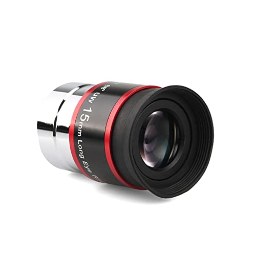 Svbony Eyepiece Telescope 1.25", Ultra Wide Angle Eyepiece 68°, Metal Fully Eyepiece 15mm for Telescope and Filters