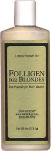 Folligen Hair Loss Therapy for Blonde Colored Hair