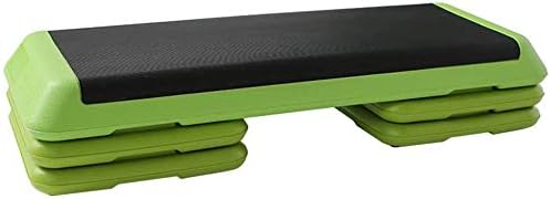 XIAOXIAO Fitness Stepper, Aerobic Exercise Stepping Platform/Yoga Steps Raise Platform Steppers Board for Home and Gym,Green