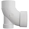 Spears-PVC-DWV-Pipe-Fitting-14-Bend-Elbow-with-Low-Heel-Inlet-Hub-x-Spigot-x-Hub Spears-PVC-DWV-Pipe-Fitting-14-Bend-Elbow-with-Low-Heel-Inlet-Hub-x-Spigot-x-Hub
