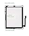 Ipad 3 Touch Screen Replacement，FeiyueTech New Black Digitize Screen Front Glass Assembly - Includes Home Button + Camera Holder +Frame Bezel+ PreInstalled Adhesive with Tools kit. (black)