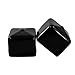Prescott Plastics 1 1/4” (31.75mm) Outer Diameter Flexible Plastic Hole Plugs, Square Black Metal Tubing End Caps, Strong Furniture Leg Inserts, Impact & Weather Resistant, Made in The USA - 4 Pack