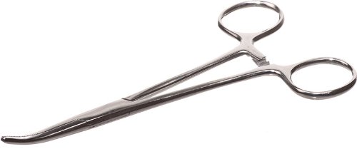 SE - Forceps - Curved, Stainless Steel, 5.5in.