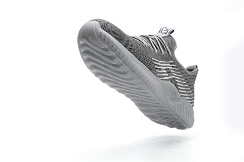 image for MandyQ Steel Toe Shoes Men, Work Safety Shoes Lightweight Comfortable 