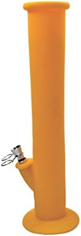 Unique Quality Design 13.7inch Portable Travel Collapsible Silicone Hose (Yellow)