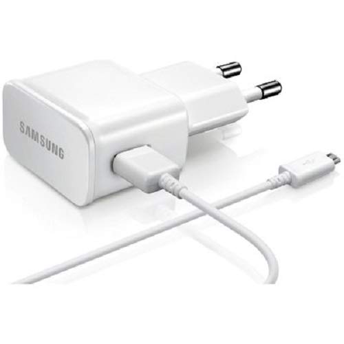 Samsung Original micro-USB Ladegerät ETA-U90EWEGSTD (kompatibel mit Galaxy Note 2 / Note 2 LTE) in weiß (Bulkware)